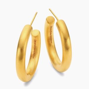 Dean Davidson Icon Dune Small Hoop Earrings, Gold